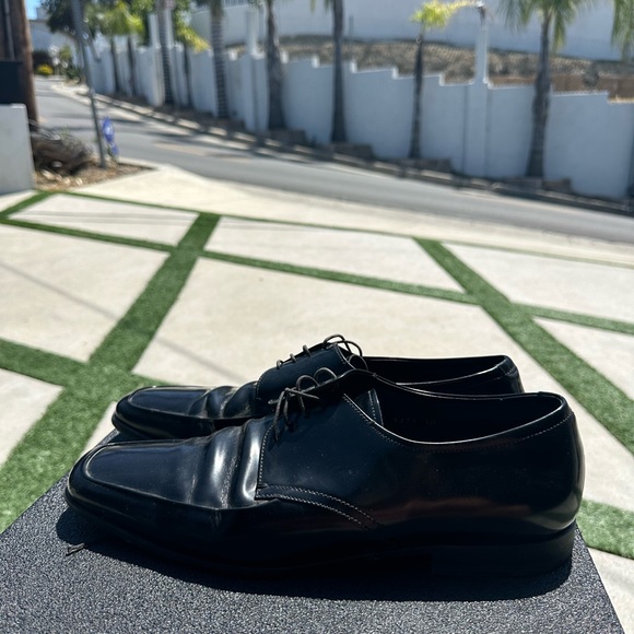 PRADA DRESS SHOES - SQUARE TOE BLACK - Size 11 - Picture 6 of 8